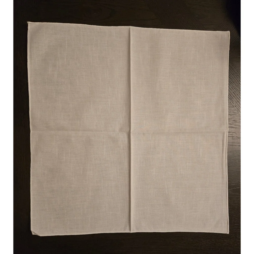 Set of 10 Vintage White Napkins Approx. 20